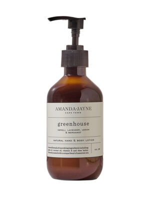 Amanda-Jayne greenhouse hand and body lotion