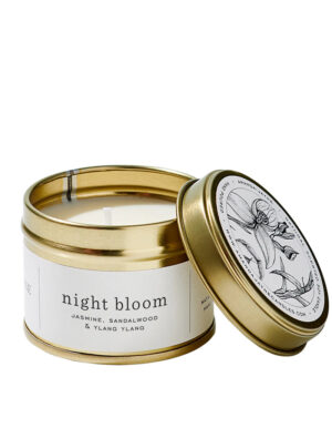Amanda-Jayne Night Bloom Soy Candle Gold Travel Tin