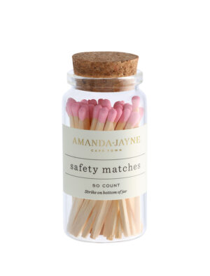 Amanda-Jayne pink safety matches